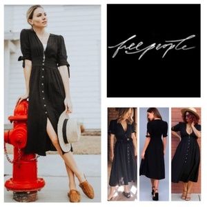 Free People Love of my Life Pinup Midi Dress Sz. M